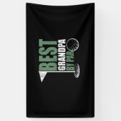 Vaderdag beste opa voor veraf spandoek (Verticaal)