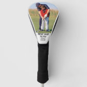 Vaderdag | Beste pap door par foto gepersonaliseer Golfheadcover (Voorkant)