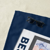 Vaderdag | Beste pap ooit 3 Foto-collage Strandlaken (In situ)