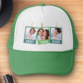 Vaderdag | Beste pap ooit 3 Foto-collage Trucker Pet