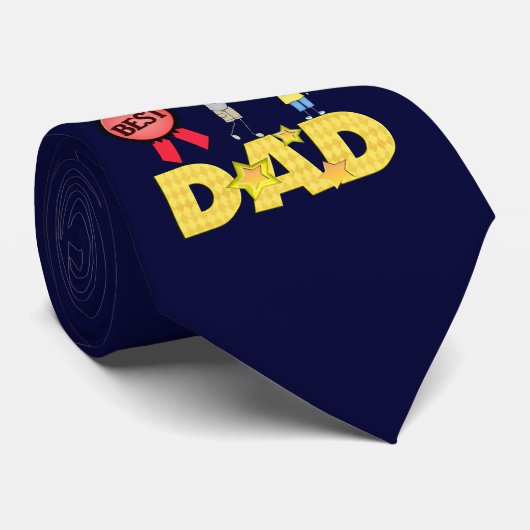 vaderdag Beste pap Stropdas (Opgerold)