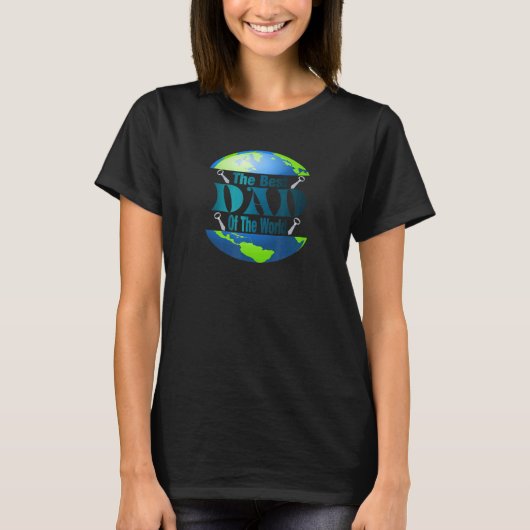 Vaderdag Beste pap van de wereld T-shirt (Voorkant)