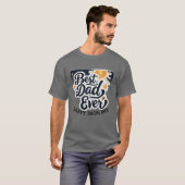 Vaderdag | Beste papa ooit aangepaste T-shirt (Voorkant volledig)