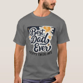 Vaderdag | Beste papa ooit aangepaste T-shirt (Voorkant)