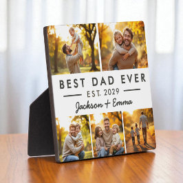 Vaderdag Beste papa ooit fotocollage Fotoplaat
