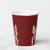 Vaderdag Beste papa ooit minimalistisch Papieren Bekers (Rechts)