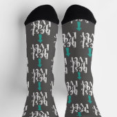 Vaderdag Beste papa ooit minimalistisch Sokken (Top)