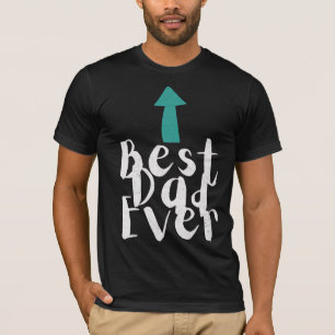 Vaderdag Beste papa ooit minimalistisch T-shirt