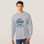 Vaderdag | Beste papa ooit op maat gemaakt Red Hea T-shirt (Voorkant volledig)
