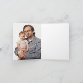 Vaderdag BESTE PAPA OOIT Typo met Snor Kaart (Binnen)