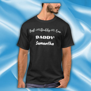 Vaderdag beste papa ooit typografie   t-shirt