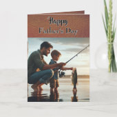Vaderdag Beste Papa Ooit Vissen Kaart (Voorkant)