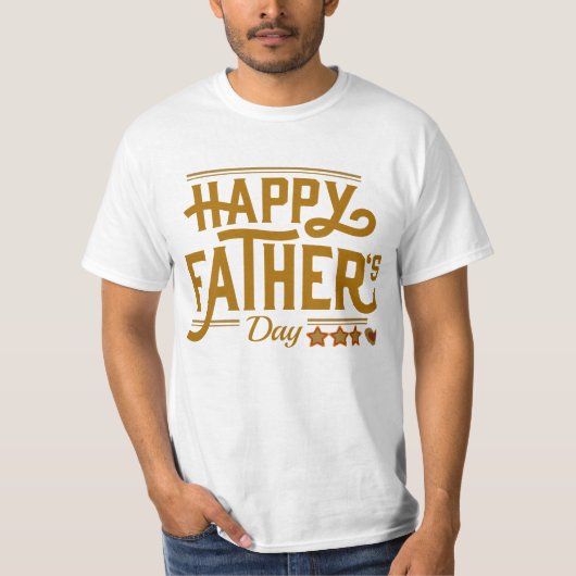 Vaderdag Beste Papa T-shirt (Voorkant)