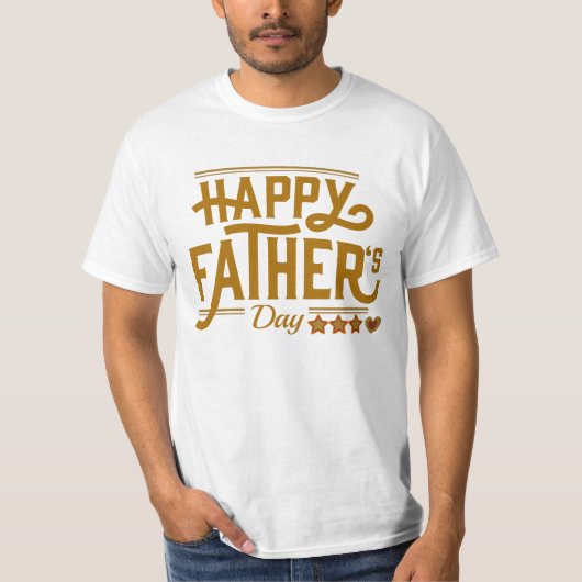 Vaderdag Beste Papa T-shirt (Voorkant)