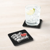 Vaderdag Beste papa ter wereld Bier Onderzetter (Rechterzijde)