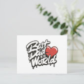 Vaderdag Beste papa ter wereld Briefkaart (Staand voorkant)