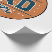 Vaderdag Beste papa ter wereld Cadeaupapier (Hoek)