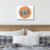 Vaderdag Beste Papa Ter Wereld Canvas Afdruk (Insitu (Slaapkamer))
