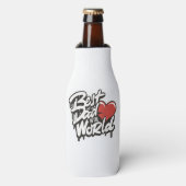 Vaderdag Beste papa ter wereld Flesjeskoeler (Fles Voorkant)