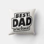 Vaderdag Beste papa ter wereld Kussen (Achterkant)