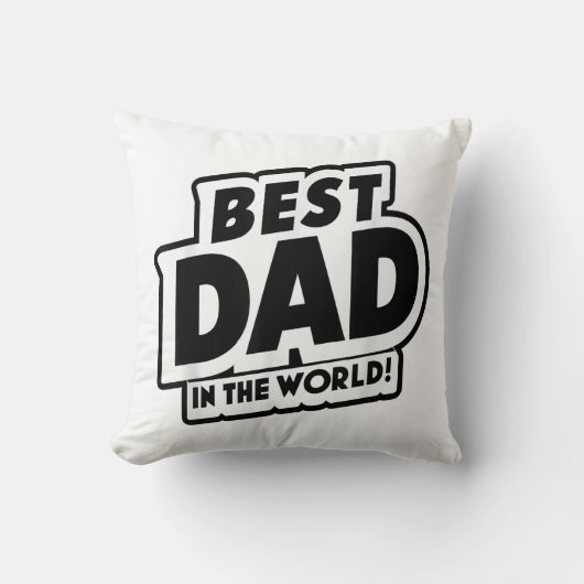 Vaderdag Beste papa ter wereld Kussen (Voorkant)