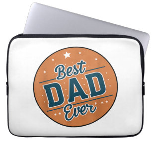 Vaderdag Beste papa ter wereld Laptop Sleeve