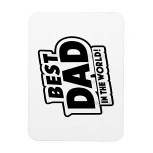 Vaderdag Beste papa ter wereld Magneet