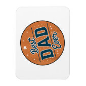 Vaderdag Beste papa ter wereld Magneet (Verticaal)