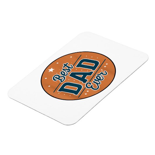 Vaderdag Beste papa ter wereld Magneet (Linkerzijde)