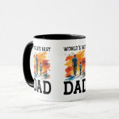 Vaderdag "Beste Papa ter Wereld" Mok (Voorkant links)