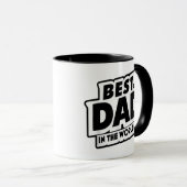 Vaderdag Beste papa ter wereld Mok (Voorkant rechts)