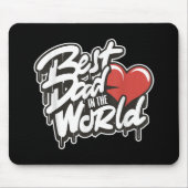 Vaderdag Beste papa ter wereld Muismat (Voorkant)