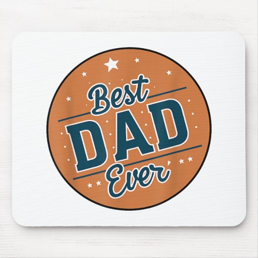 Vaderdag Beste papa ter wereld Muismat (Voorkant)