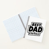 Vaderdag Beste papa ter wereld Notitieboek (Binnen)