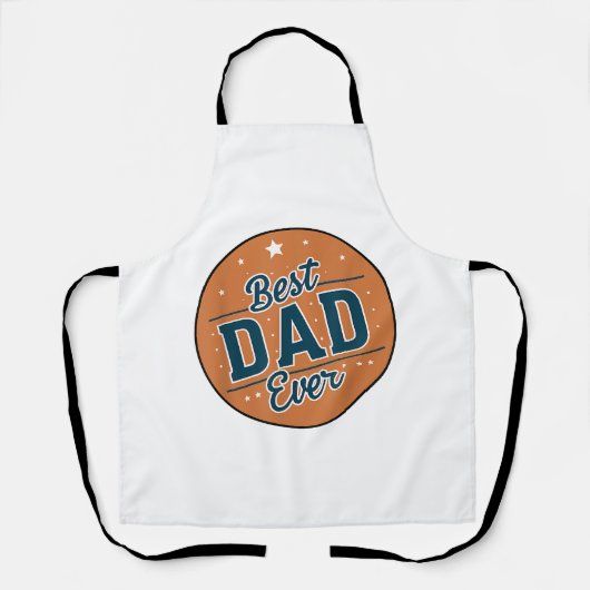 Vaderdag Beste Papa Ter Wereld Schort (Voorkant)