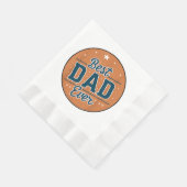 Vaderdag Beste papa ter wereld Servet (Hoek)