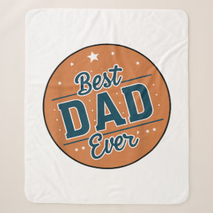 Vaderdag Beste Papa Ter Wereld Sherpa Deken