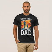 Vaderdag "Beste Papa ter Wereld" T-shirt (Voorkant volledig)