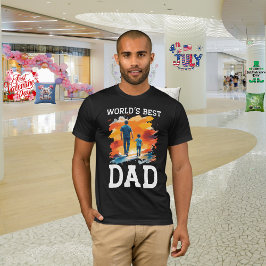 Vaderdag "Beste Papa ter Wereld" T-shirt