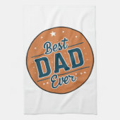 Vaderdag Beste papa ter wereld Theedoek (Verticaal)
