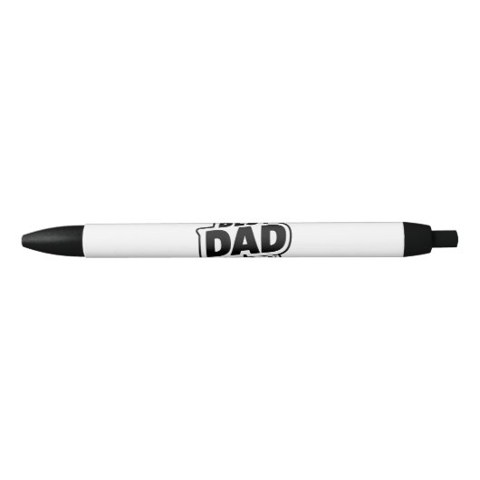 Vaderdag Beste papa ter wereld Zwarte Inkt Pen (Voorkant)