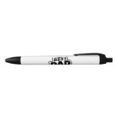 Vaderdag Beste papa ter wereld Zwarte Inkt Pen (Bovenkant)