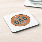 Vaderdag Beste Papa Van De Wereld Bier Onderzetter (Linkerzijde)