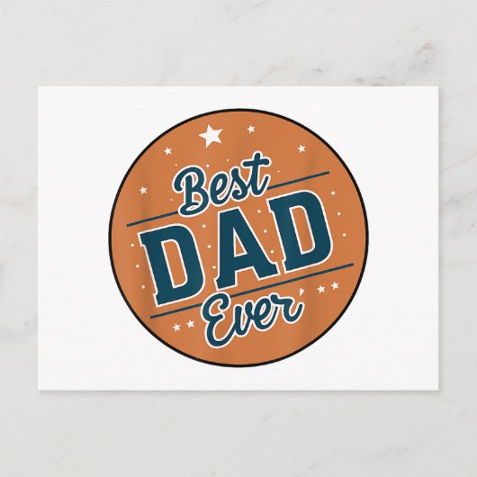 Vaderdag Beste Papa Van De Wereld Feestdagenkaart (Voorkant)