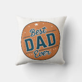 Vaderdag Beste Papa Van De Wereld Kussen (Achterkant)