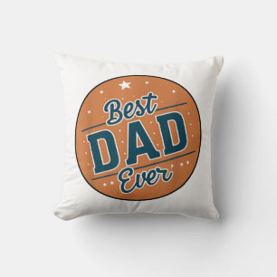 Vaderdag Beste Papa Van De Wereld Kussen