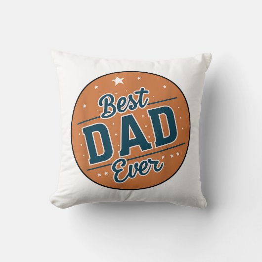 Vaderdag Beste Papa Van De Wereld Kussen (Voorkant)
