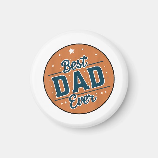 Vaderdag Beste Papa Van De Wereld Magneet (Voorkant)