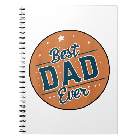 Vaderdag Beste Papa Van De Wereld Notitieboek (Voorkant)