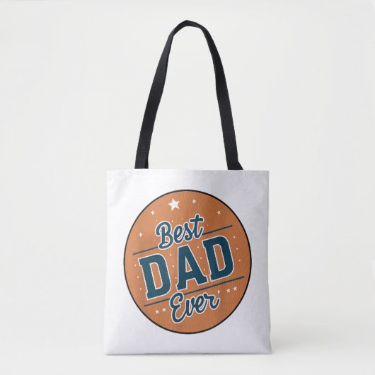 Vaderdag Beste Papa Van De Wereld Tote Bag (Voorkant)